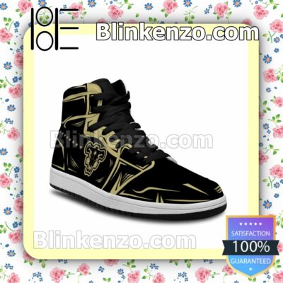 Black Clover Black Bull Air Jordan 1 Mid Shoes b