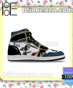 Black Clover Black Bull Asta Air Jordan 1 Mid Shoes a
