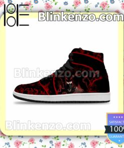 Black Clover Devil Black Asta Air Jordan 1 Mid Shoes