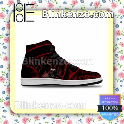 Black Clover Devil Black Asta Air Jordan 1 Mid Shoes a
