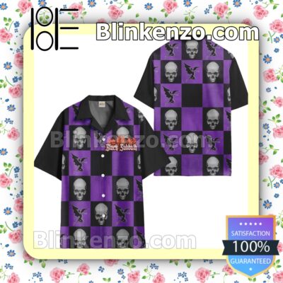 Black Sabbath Skull Summer Hawaiian Shirt b