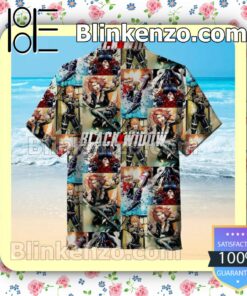 Black Widow Comics Marvel Summer Hawaiian Shirt, Mens Shorts a