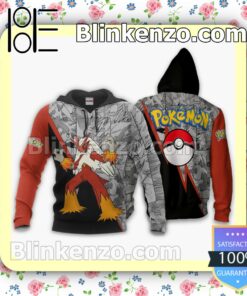 Blaziken Anime Pokemon Mix Manga Personalized T-shirt, Hoodie, Long Sleeve, Bomber Jacket b