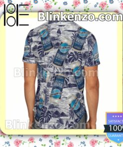 Blue Moon Belgian White Beer Summer Hawaiian Shirt, Mens Shorts a