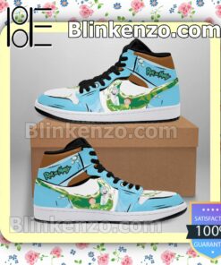 Blue Rick And Morty 1s Air Jordan 1 Mid Shoes