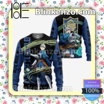 Blue Rose Charlotte Roselei Black Clover Anime Personalized T-shirt, Hoodie, Long Sleeve, Bomber Jacket a