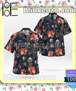 Boba Fett Star Wars Hibiscus Tropical Hawaiian Shirts, Swim Trunks