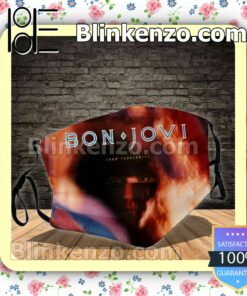 Bon Jovi 7800 Fahrenheit Album Cover Reusable Masks