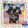 Bon Jovi Rock Band Tropical Forest Black Summer Hawaiian Shirt, Mens Shorts