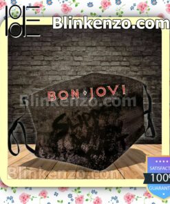 Bon Jovi Slippery When Wet Album Cover Reusable Masks