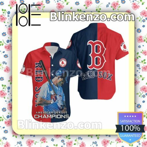 Boston Red Sox Legend Jim Rice 14 American League Champions Summer Shirt