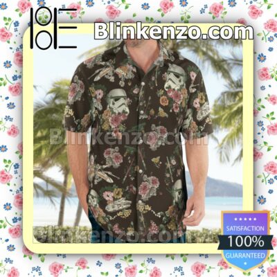 Botanic Wars Hawaiian Shirts, Swim Trunks b