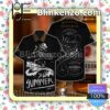 Bourbon Whiskey Surf Or Die Summer Chill Black Summer Shirt