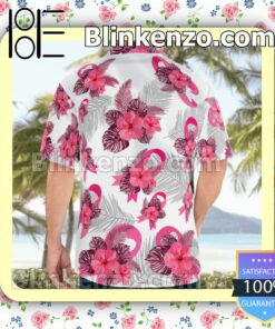 Breast Cancer Awareness Tropical Summer Shirts c