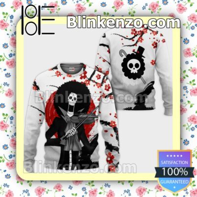 Brook Japan Style One Piece Anime Personalized T-shirt, Hoodie, Long Sleeve, Bomber Jacket a