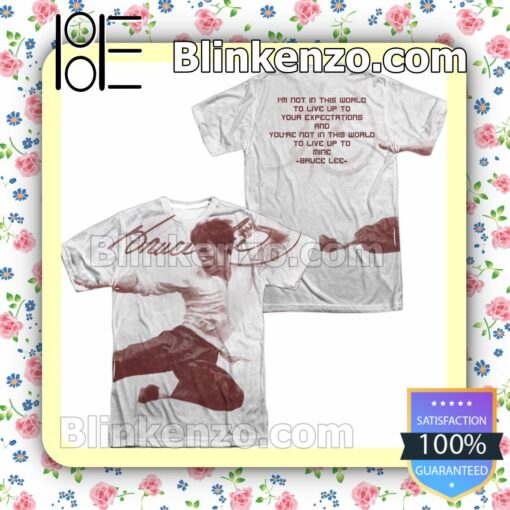 Bruce Lee Expectations Gift T-Shirts