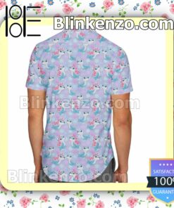 Bruni The Fire Spirit Frozen Disney Cartoon Graphics Inspired Summer Hawaiian Shirt, Mens Shorts a