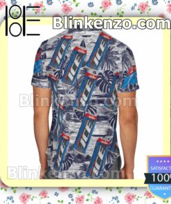 Bud Ice Summer Hawaiian Shirt, Mens Shorts a