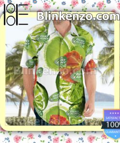 Bud Light Lime Beer Summer Hawaiian Shirt b
