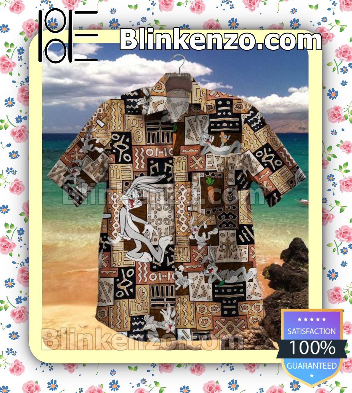 Check out Bugs Bunny African Ethnic Print Summer Shirts