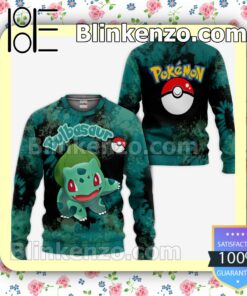 Bulbasaur Pokemon Anime Tie Dye Style Personalized T-shirt, Hoodie, Long Sleeve, Bomber Jacket a