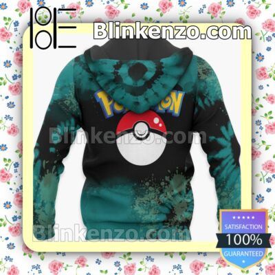Bulbasaur Pokemon Anime Tie Dye Style Personalized T-shirt, Hoodie, Long Sleeve, Bomber Jacket x