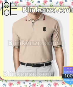 Burberry Nude Luxury Brand Embroidered Polo Shirts