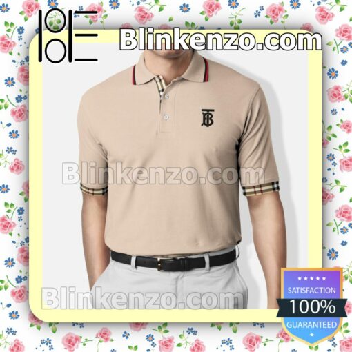 Burberry Nude Luxury Brand Embroidered Polo Shirts