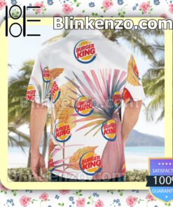 Burger King Fast Food Logo Summer Hawaiian Shirt a