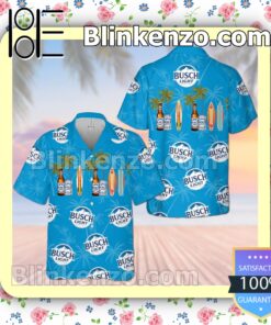 Busch Light Blue Summer Hawaiian Shirt
