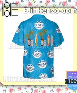 Busch Light Blue Summer Hawaiian Shirt a