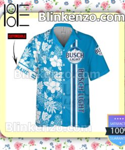 Busch Light Combo s Blue Summer Hawaiian Shirt a