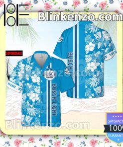 Busch Light Combo s Blue Summer Hawaiian Shirt c