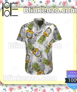 Busch Light Funny Pineapple Summer Hawaiian Shirt a