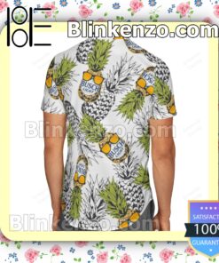 Busch Light Funny Pineapple Summer Hawaiian Shirt b