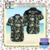 Busch Light Pineapple Tropical Black Summer Hawaiian Shirt, Mens Shorts