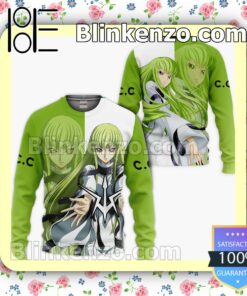 C.C. Code Geass Anime Personalized T-shirt, Hoodie, Long Sleeve, Bomber Jacket a