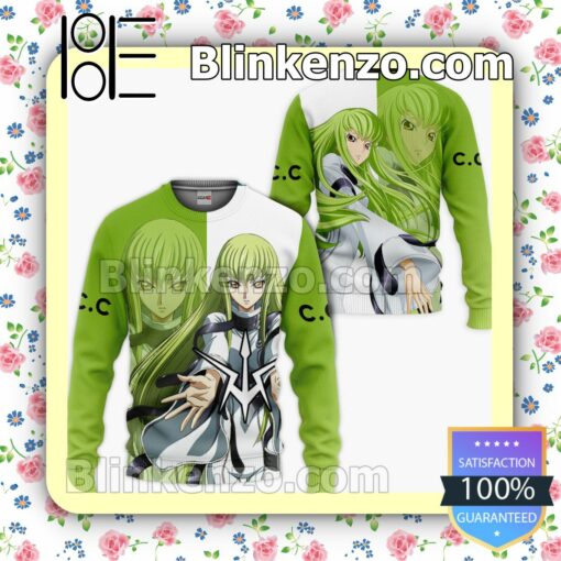 C.C. Code Geass Anime Personalized T-shirt, Hoodie, Long Sleeve, Bomber Jacket a