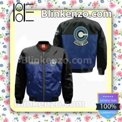 Capsule Corp Costume Of Dragon Ball Anime Personalized T-shirt, Hoodie, Long Sleeve, Bomber Jacket c