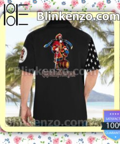 Captain Morgan Black Summer Hawaiian Shirt c