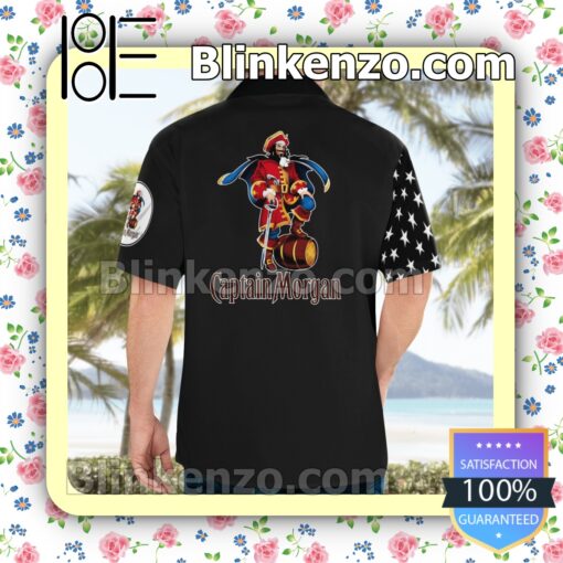 Captain Morgan Black Summer Hawaiian Shirt c