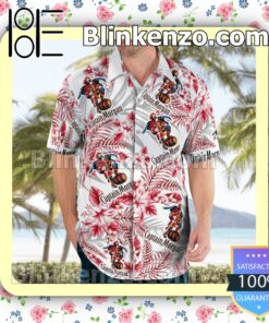Captain Morgan White Summer Hawaiian Shirt b