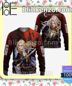 Castlevania Alucard Anime Merch Stores Personalized T-shirt, Hoodie, Long Sleeve, Bomber Jacket a