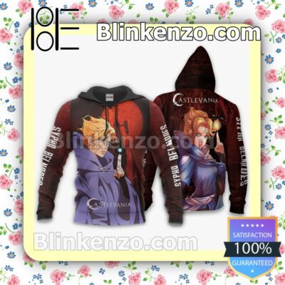 Castlevania Sypha Belnades Anime Merch Stores Personalized T-shirt, Hoodie, Long Sleeve, Bomber Jacket b