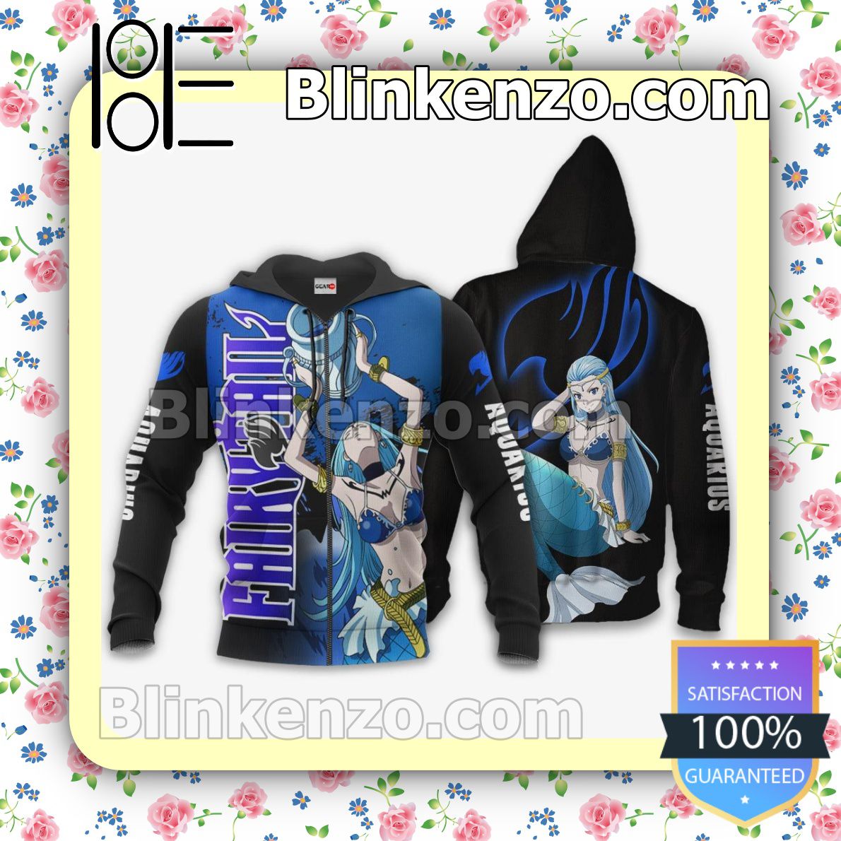 Celestial Aquarius Fairy Tail Anime Merch Stores Personalized T-shirt, Hoodie, Long Sleeve, Bomber Jacket