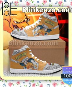 Charizard Cute Pokemon Air Jordan 1 Mid Shoes