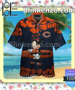 Chicago Bears & Minnie Mouse Mens Shirt, Swim Trunk