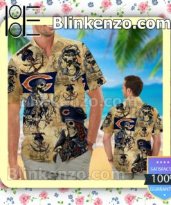 Chicago Bears Pirates Mens Shirt, Swim Trunk