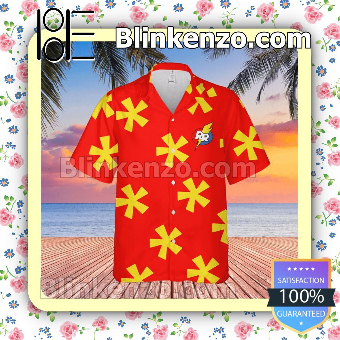 Chip 'n Dale Rescue Rangers Disney Summer Hawaiian Shirt, Mens Shorts