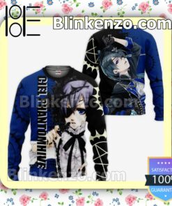 Ciel Phantomhive Black Butler Anime Personalized T-shirt, Hoodie, Long Sleeve, Bomber Jacket a